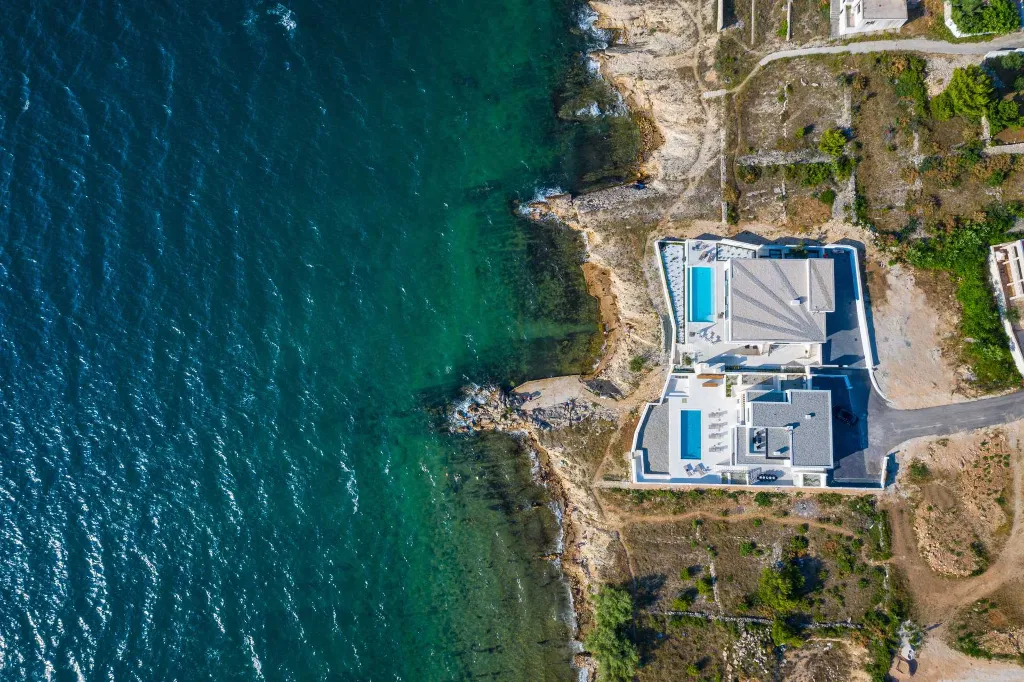 Beachfront Villa Retreat with Pool in Novigrad