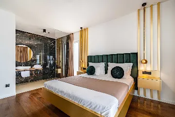 Beachfront Villa Retreat with Pool in Novigrad