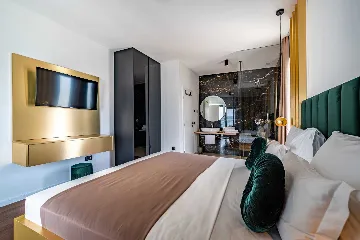 Beachfront Villa Retreat with Pool in Novigrad