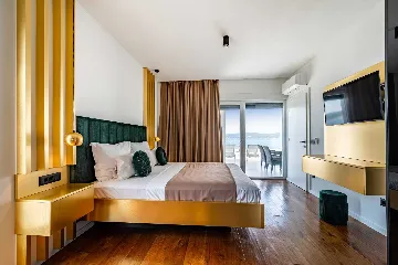 Beachfront Villa Retreat with Pool in Novigrad