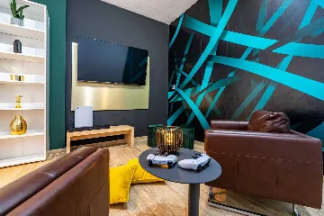 Beachfront Villa Retreat with Pool in Novigrad