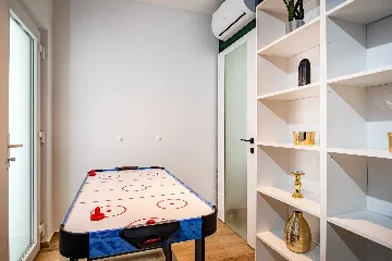 Beachfront Villa Retreat with Pool in Novigrad