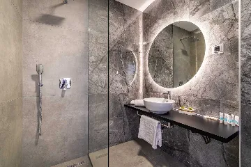 Beachfront Villa Retreat with Pool in Novigrad