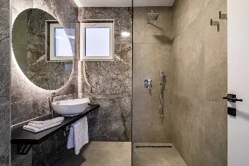 Beachfront Villa Retreat with Pool in Novigrad