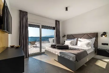 Beachfront Villa Retreat with Pool in Novigrad