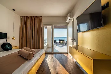 Beachfront Villa Retreat with Pool in Novigrad