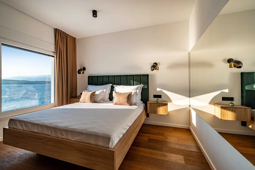 Beachfront Villa Retreat with Pool in Novigrad
