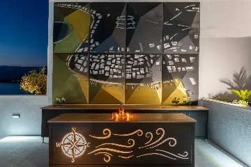 Beachfront Villa Retreat with Pool in Novigrad