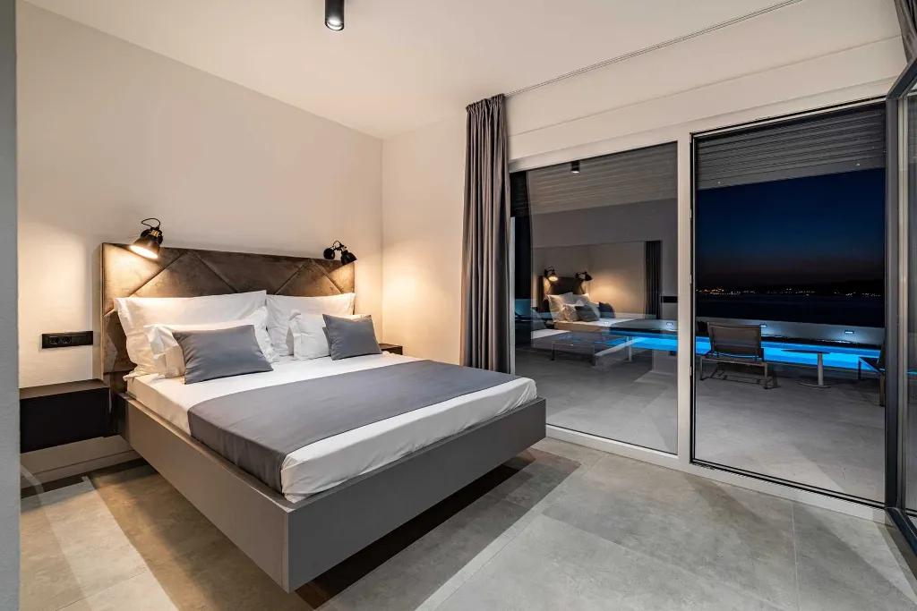 Beachfront Villa Retreat with Pool in Novigrad