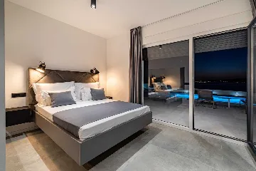 Beachfront Villa Retreat with Pool in Novigrad