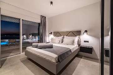 Beachfront Villa Retreat with Pool in Novigrad