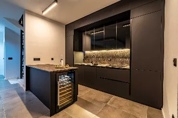 Beachfront Villa Retreat with Pool in Novigrad