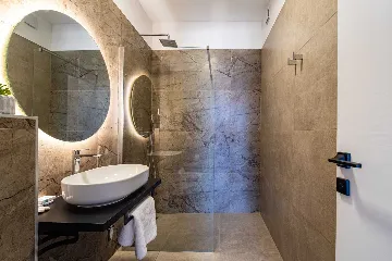 Beachfront Villa Retreat with Pool in Novigrad