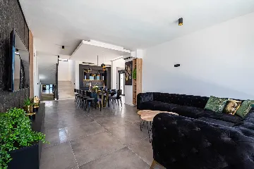 Beachfront Villa Retreat with Pool in Novigrad