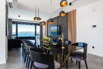 Beachfront Villa Retreat with Pool in Novigrad