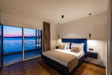 Beachfront Villa Retreat with Pool in Novigrad