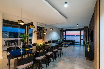 Beachfront Villa Retreat with Pool in Novigrad