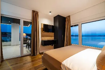 Beachfront Villa Retreat with Pool in Novigrad