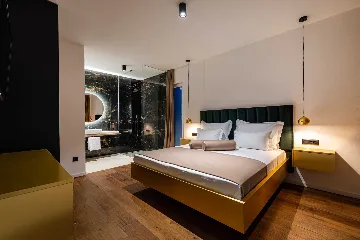 Beachfront Villa Retreat with Pool in Novigrad