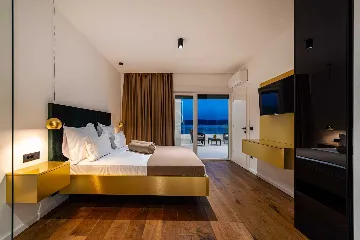 Beachfront Villa Retreat with Pool in Novigrad