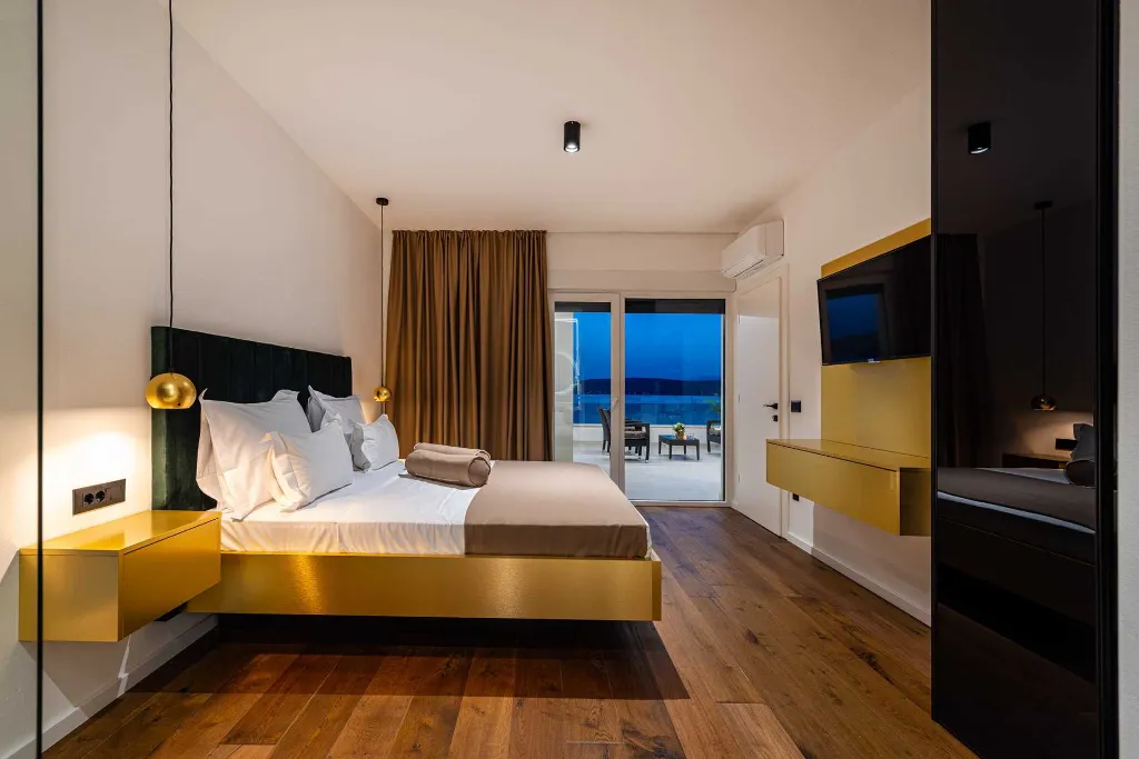 Beachfront Villa Retreat with Pool in Novigrad