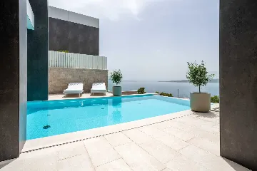 Modern Seaside Villa with Pool in Baška Voda