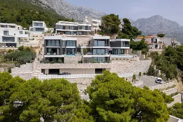 Modern Seaside Villa with Pool in Baška Voda