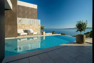 Modern Seaside Villa with Pool in Baška Voda