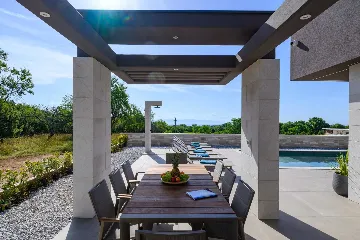 Contemporary Villa Retreat with Pool in Krnica