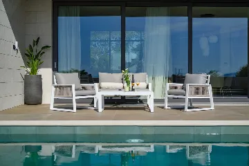 Contemporary Villa Retreat with Pool in Krnica