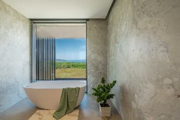 Contemporary Villa Retreat with Pool in Krnica