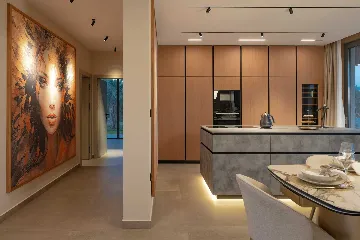 Contemporary Villa Retreat with Pool in Krnica