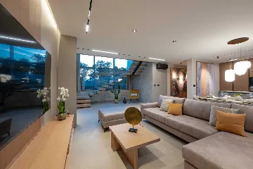 Contemporary Villa Retreat with Pool in Krnica