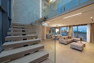 Contemporary Villa Retreat with Pool in Krnica