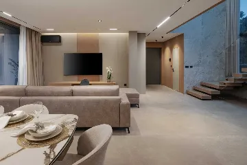 Contemporary Villa Retreat with Pool in Krnica