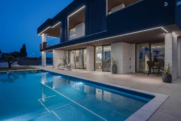 Contemporary Villa Retreat with Pool in Krnica