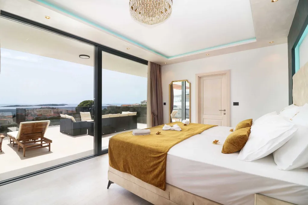 Contemporary Villa with Five Baths in Primošten