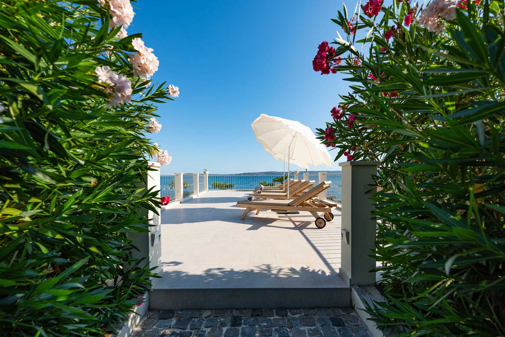 Beachfront Villa Harmonia with Pool