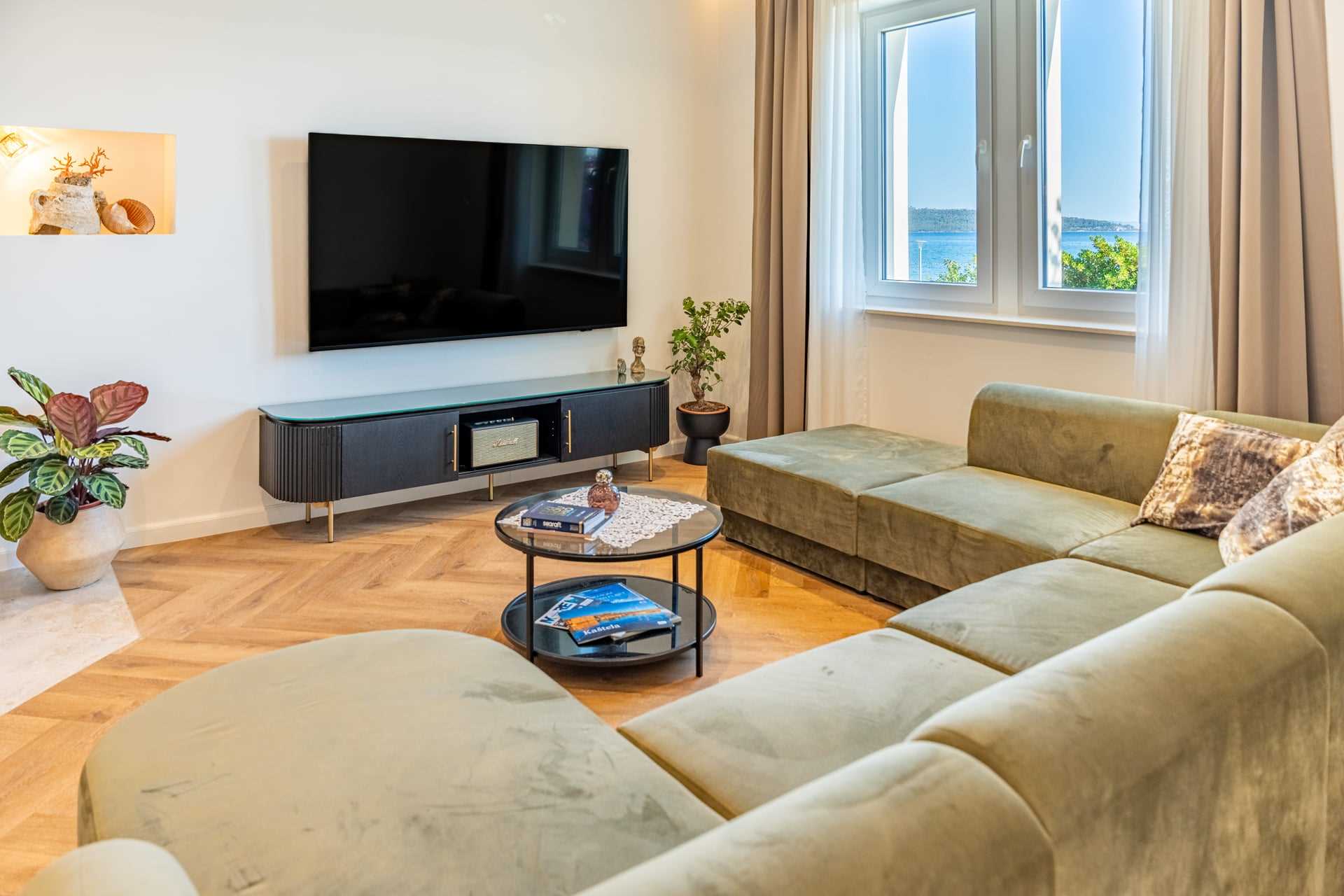 Beachfront Villa Harmonia with Pool