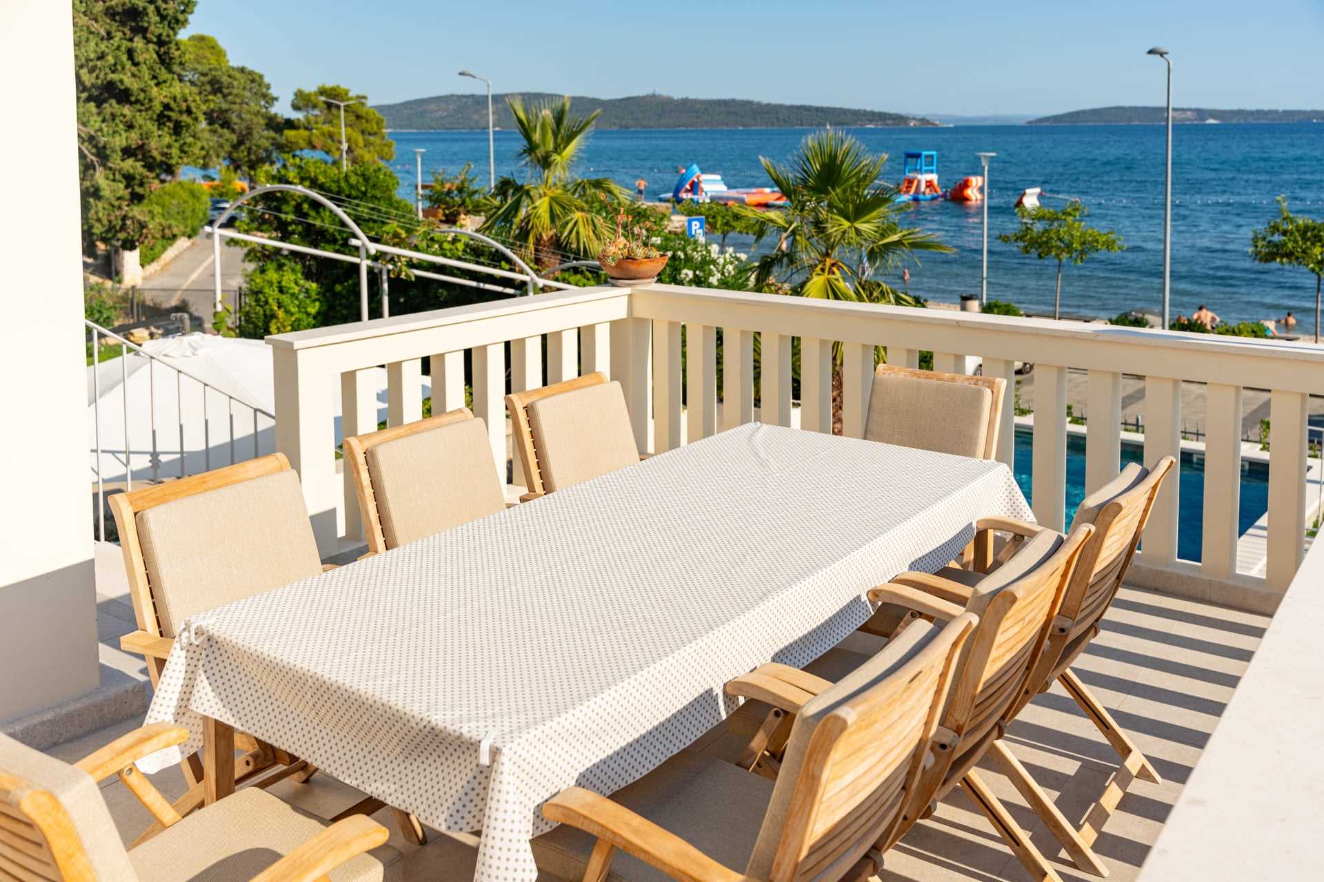 Beachfront Villa Harmonia with Pool
