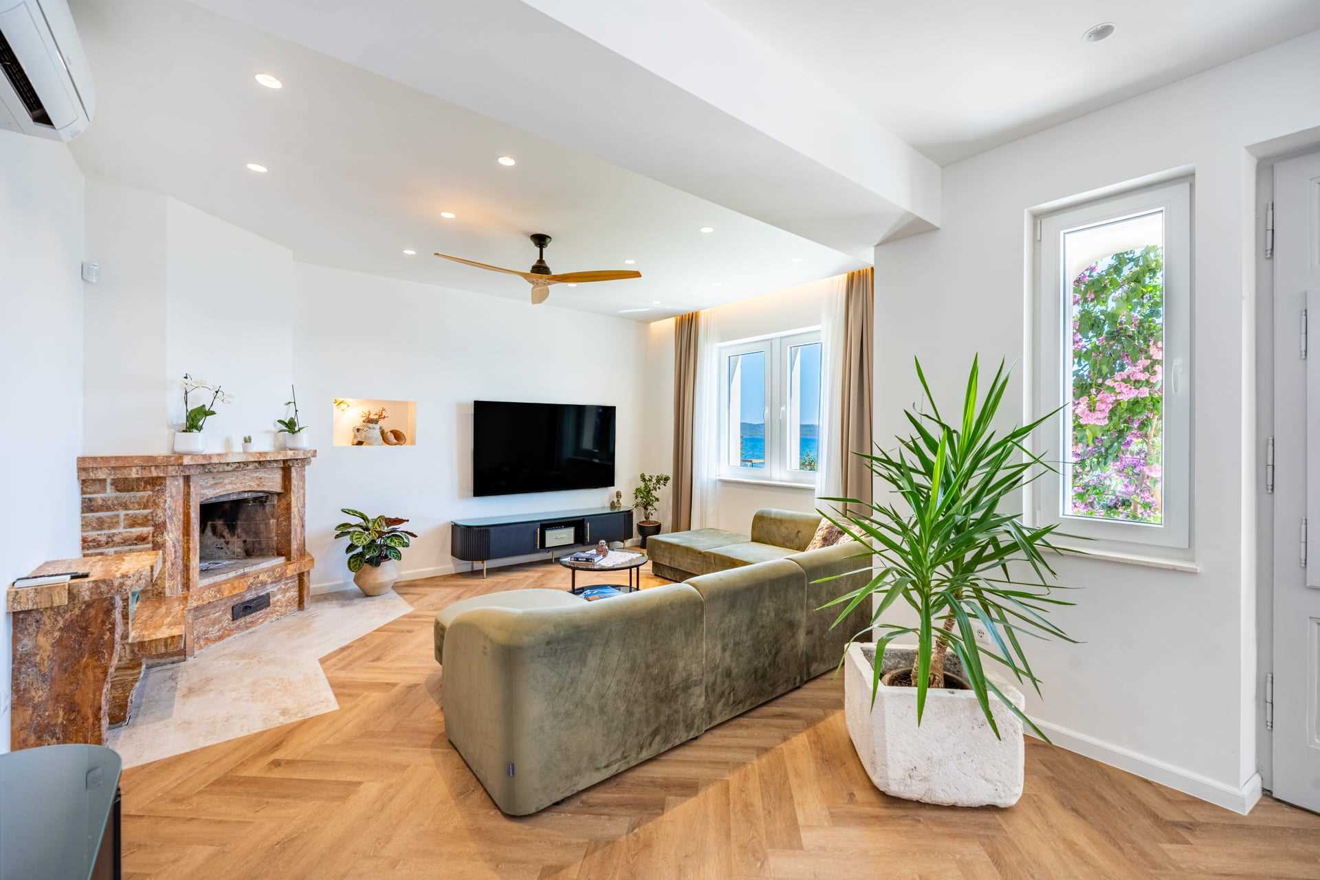 Beachfront Villa Harmonia with Pool