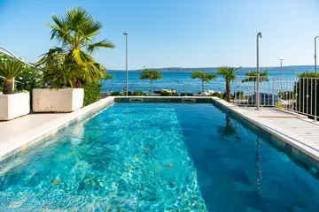 Seaside Family Villa with Pool in Kaštel Lukšić