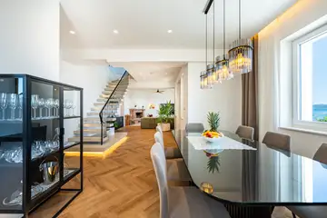 Seaside Family Villa with Pool in Kaštel Lukšić