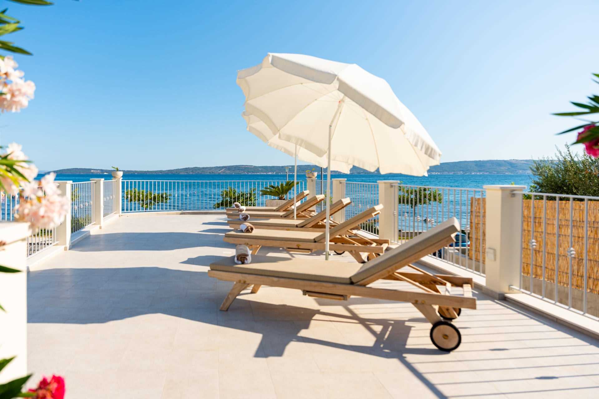 Beachfront Villa Harmonia with Pool