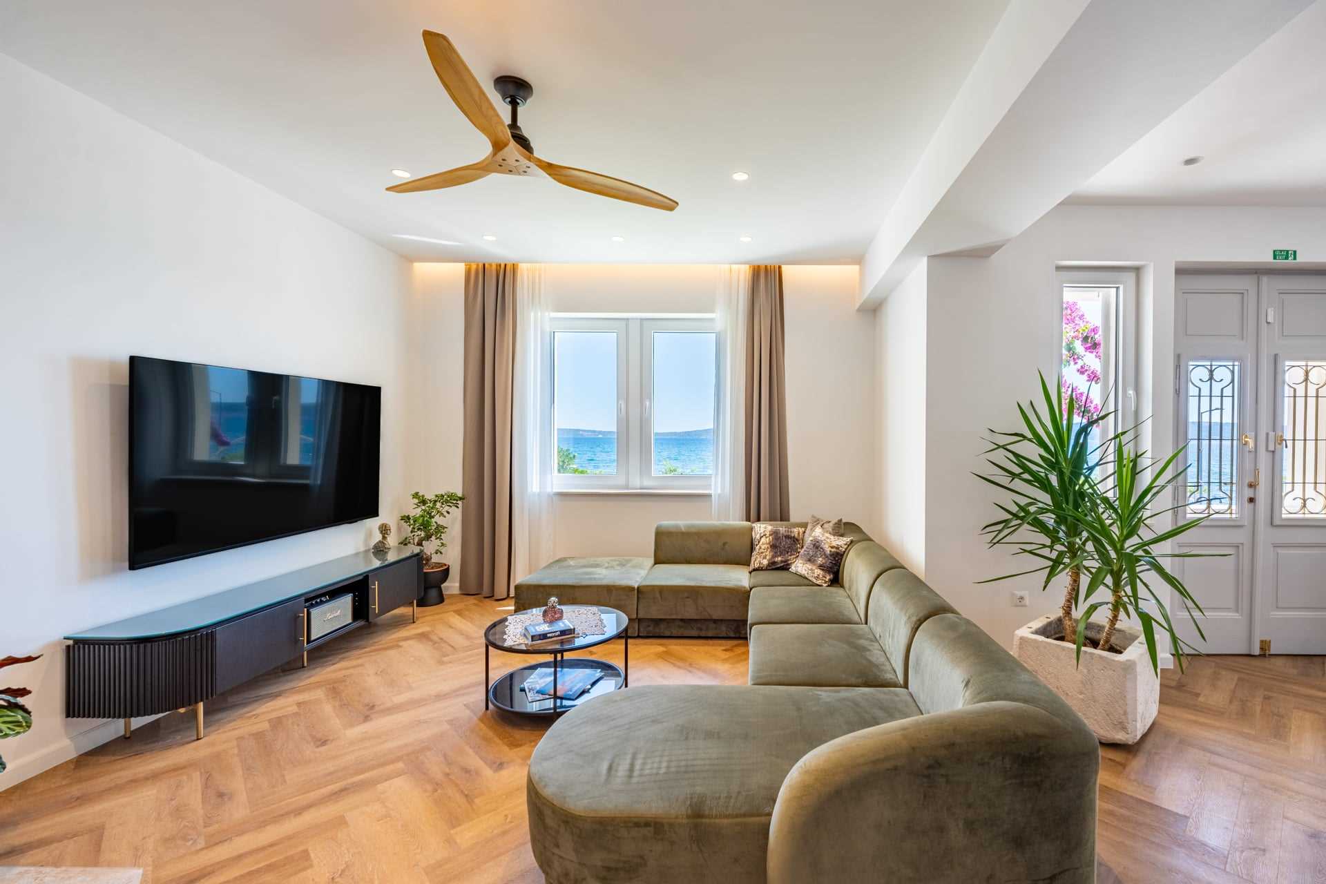 Beachfront Villa Harmonia with Pool