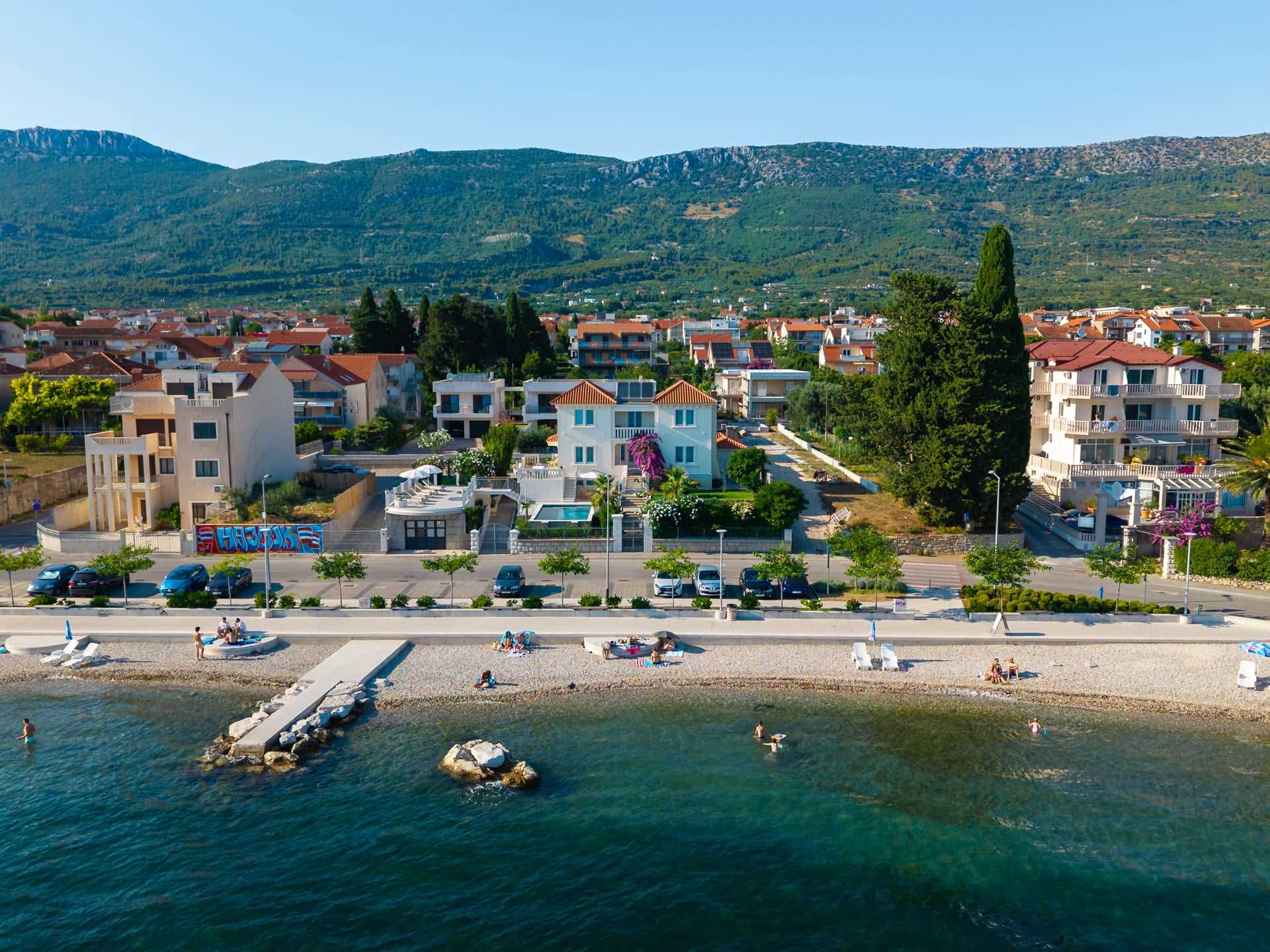 Beachfront Villa Harmonia with Pool