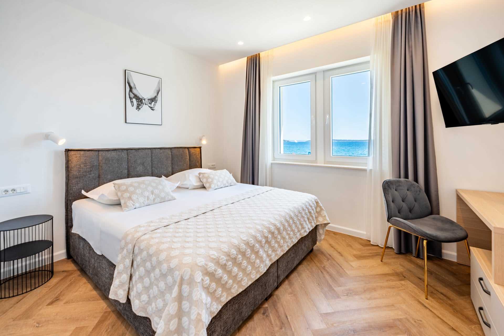 Beachfront Villa Harmonia with Pool