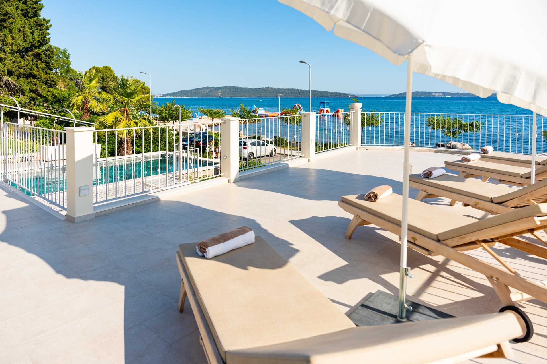 Beachfront Villa Harmonia with Pool