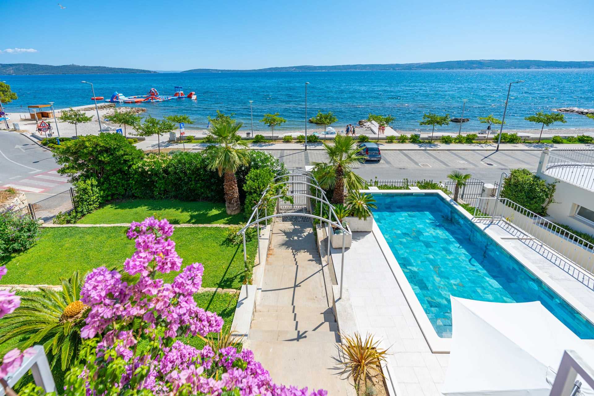 Beachfront Villa Harmonia with Pool
