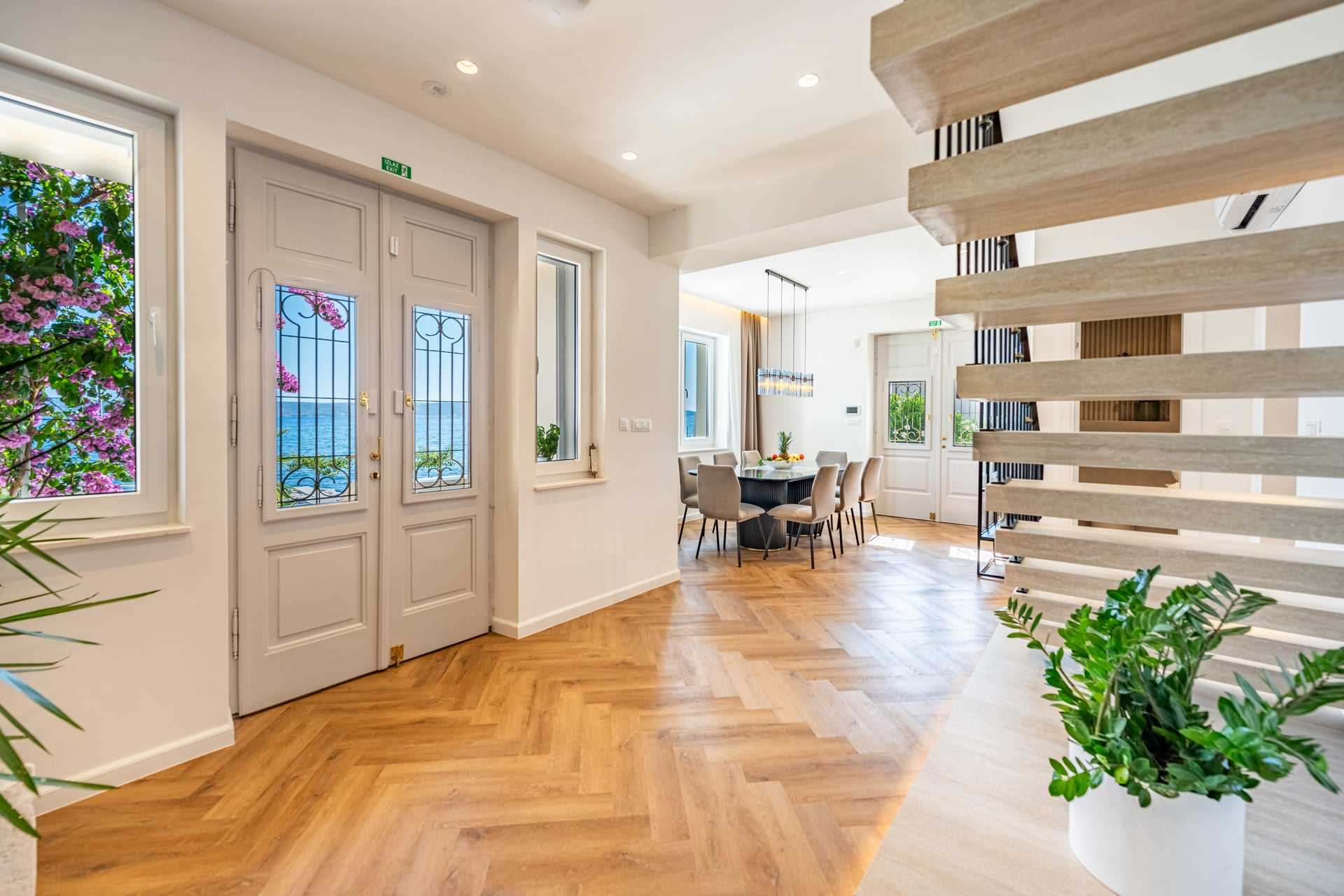 Beachfront Villa Harmonia with Pool